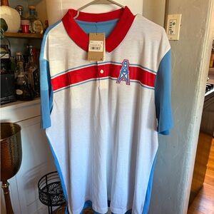 Vintage Style Texas oilers Polo Shirt